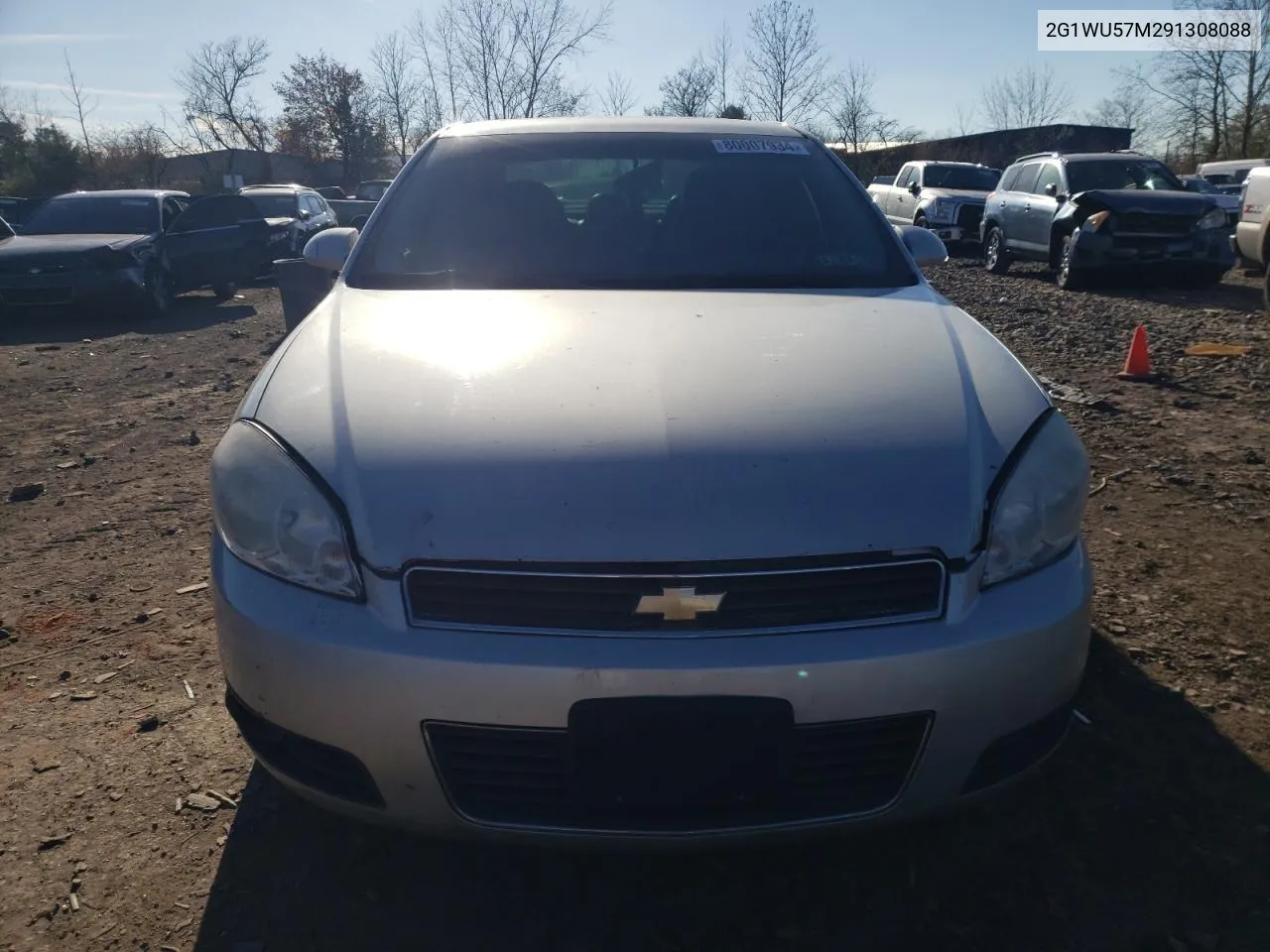 2009 Chevrolet Impala Ltz VIN: 2G1WU57M291308088 Lot: 80007934