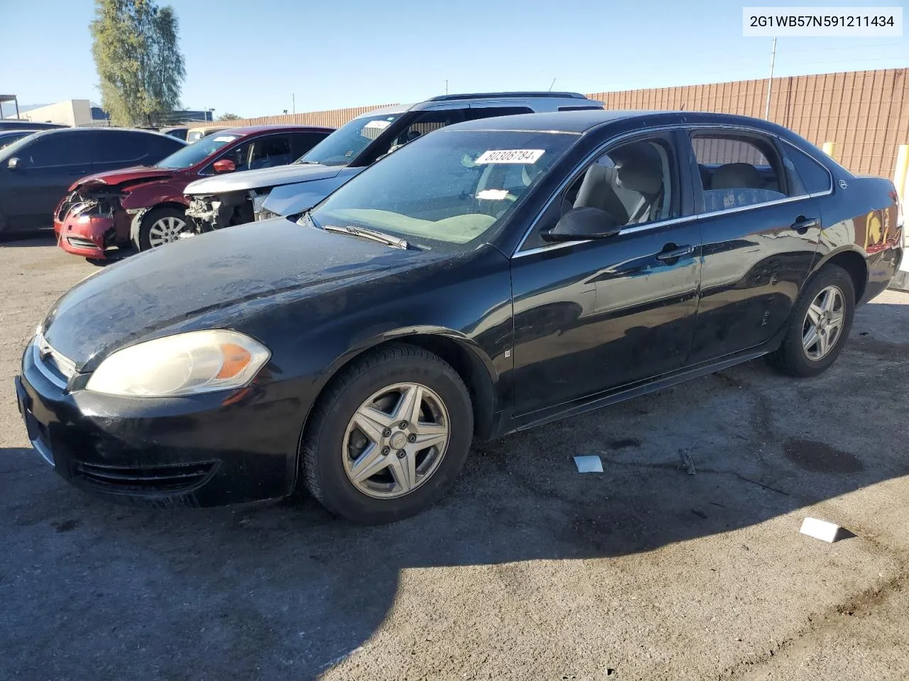 2009 Chevrolet Impala Ls VIN: 2G1WB57N591211434 Lot: 80308784