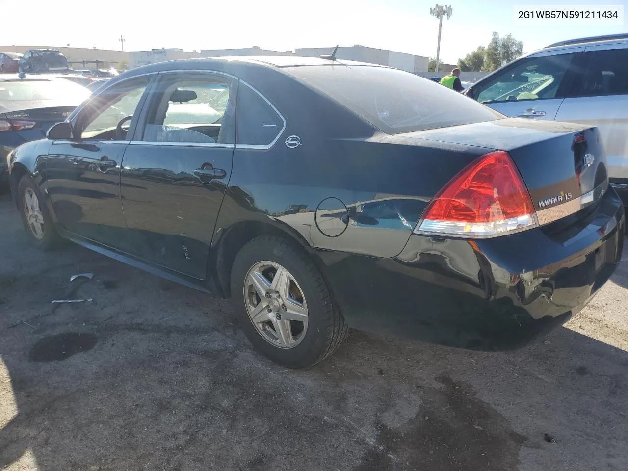 2009 Chevrolet Impala Ls VIN: 2G1WB57N591211434 Lot: 80308784