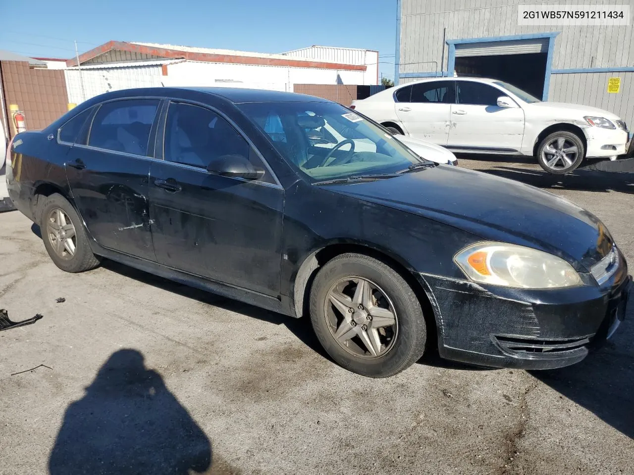 2009 Chevrolet Impala Ls VIN: 2G1WB57N591211434 Lot: 80308784