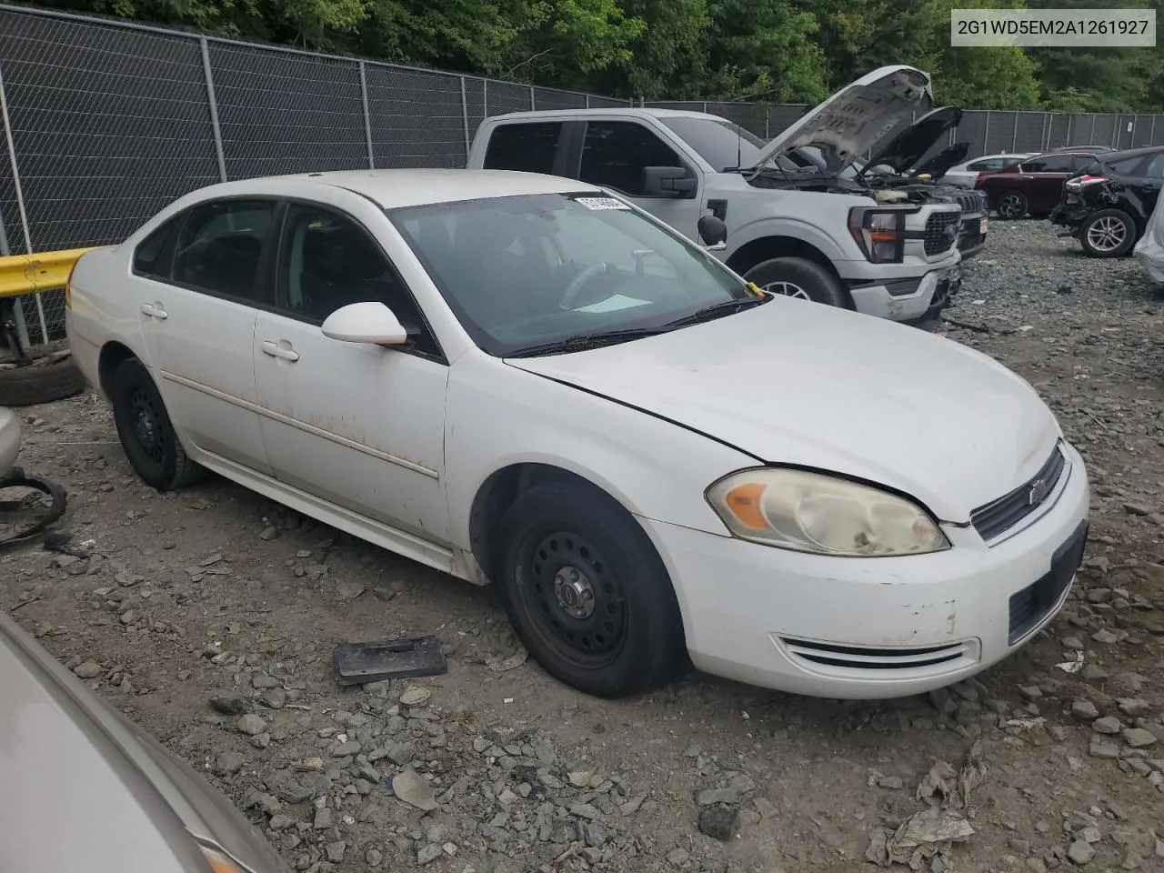 2G1WD5EM2A1261927 2010 Chevrolet Impala Police