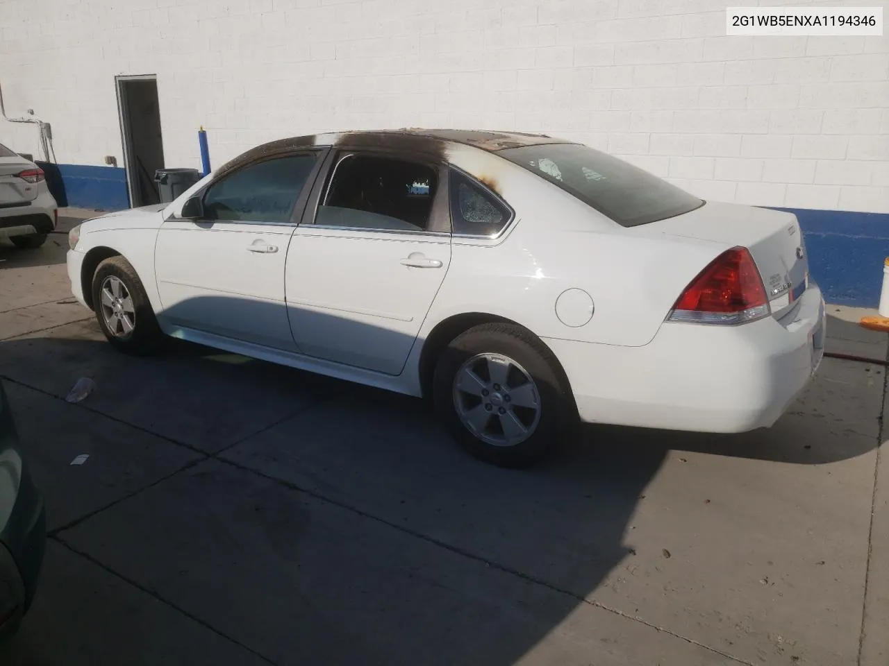 2010 Chevrolet Impala Lt VIN: 2G1WB5ENXA1194346 Lot: 65769454