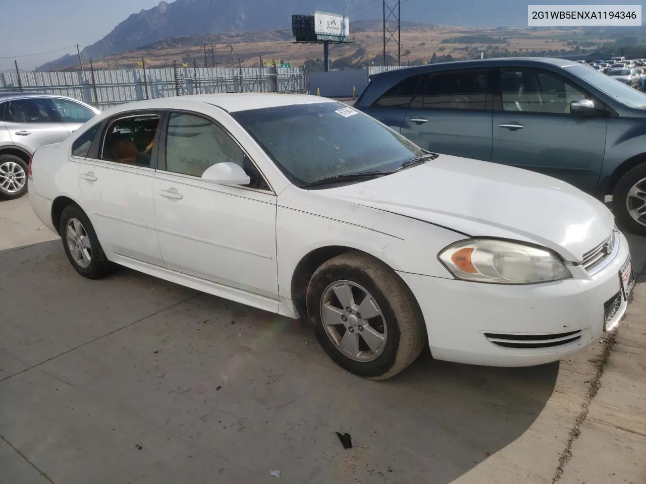 2010 Chevrolet Impala Lt VIN: 2G1WB5ENXA1194346 Lot: 65769454