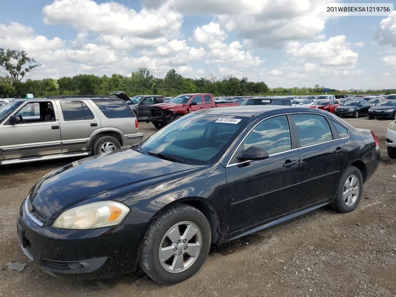 2010 Chevrolet Impala Lt VIN: 2G1WB5EK5A1219756 Lot: 66707684