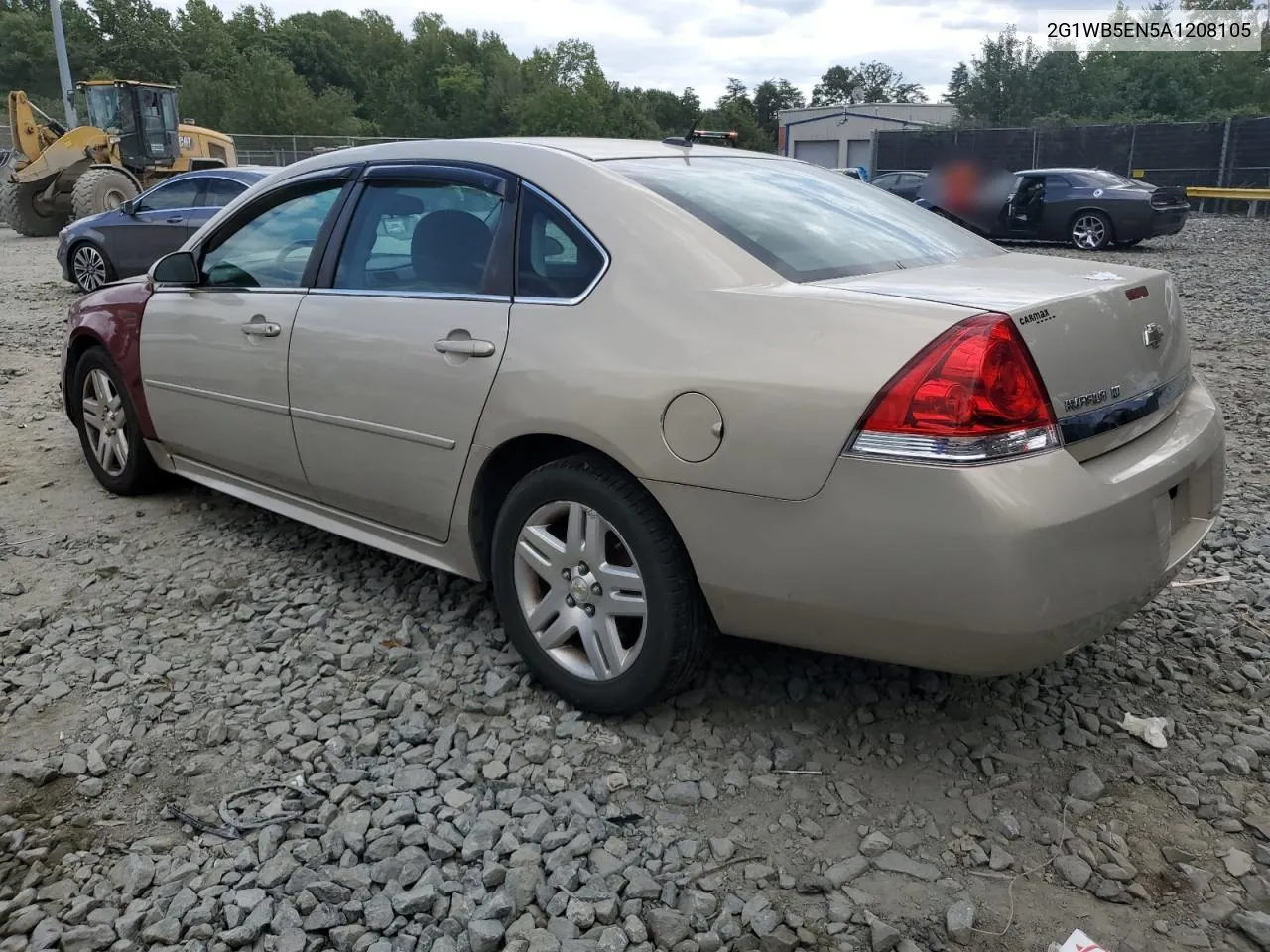 2G1WB5EN5A1208105 2010 Chevrolet Impala Lt