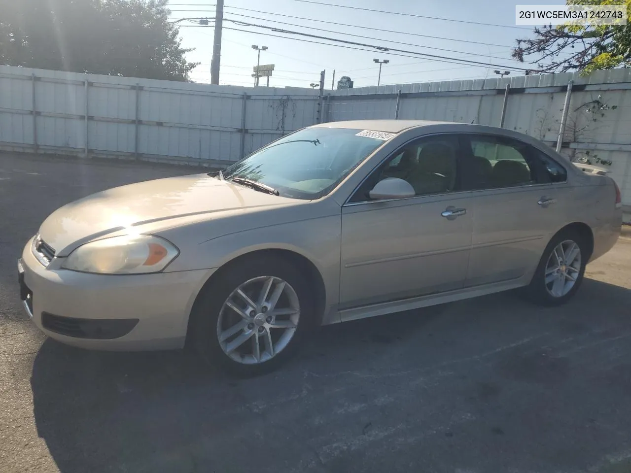 2010 Chevrolet Impala Ltz VIN: 2G1WC5EM3A1242743 Lot: 68538264