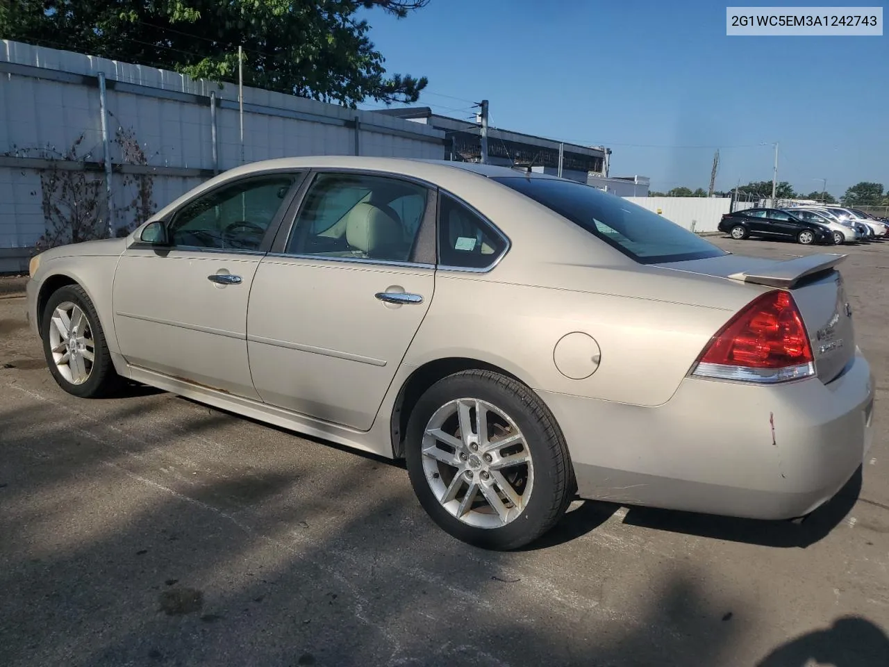 2010 Chevrolet Impala Ltz VIN: 2G1WC5EM3A1242743 Lot: 68538264