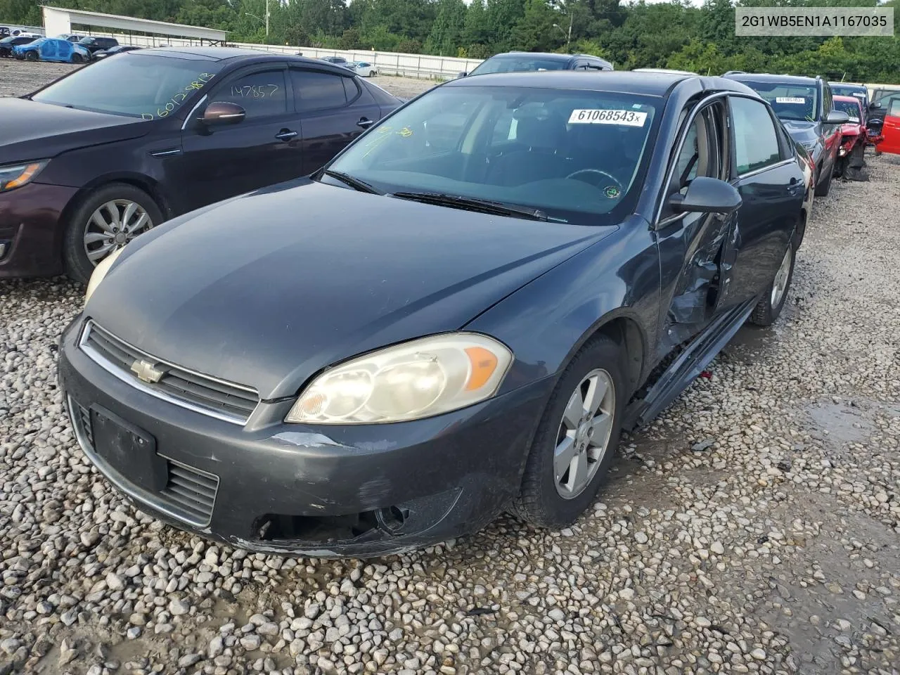 2010 Chevrolet Impala Lt VIN: 2G1WB5EN1A1167035 Lot: 70971094