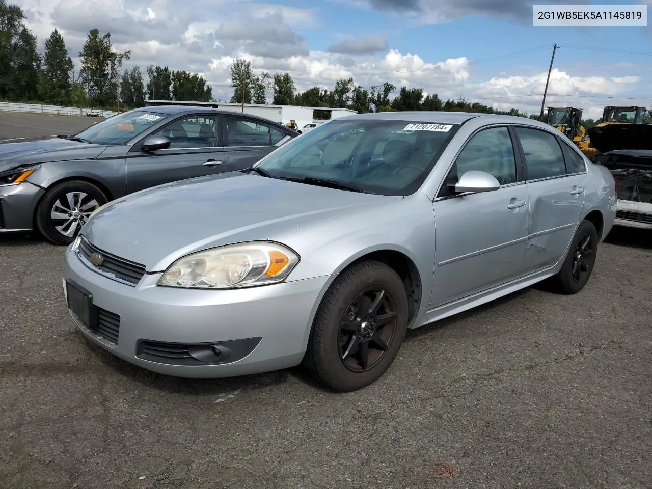 2010 Chevrolet Impala Lt VIN: 2G1WB5EK5A1145819 Lot: 71207764