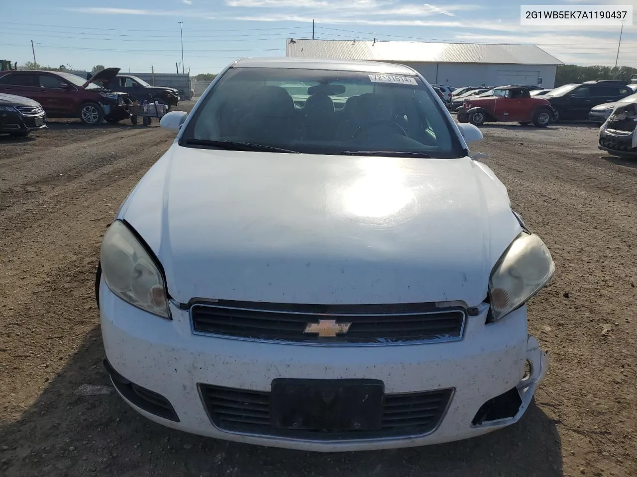 2010 Chevrolet Impala Lt VIN: 2G1WB5EK7A1190437 Lot: 72131514