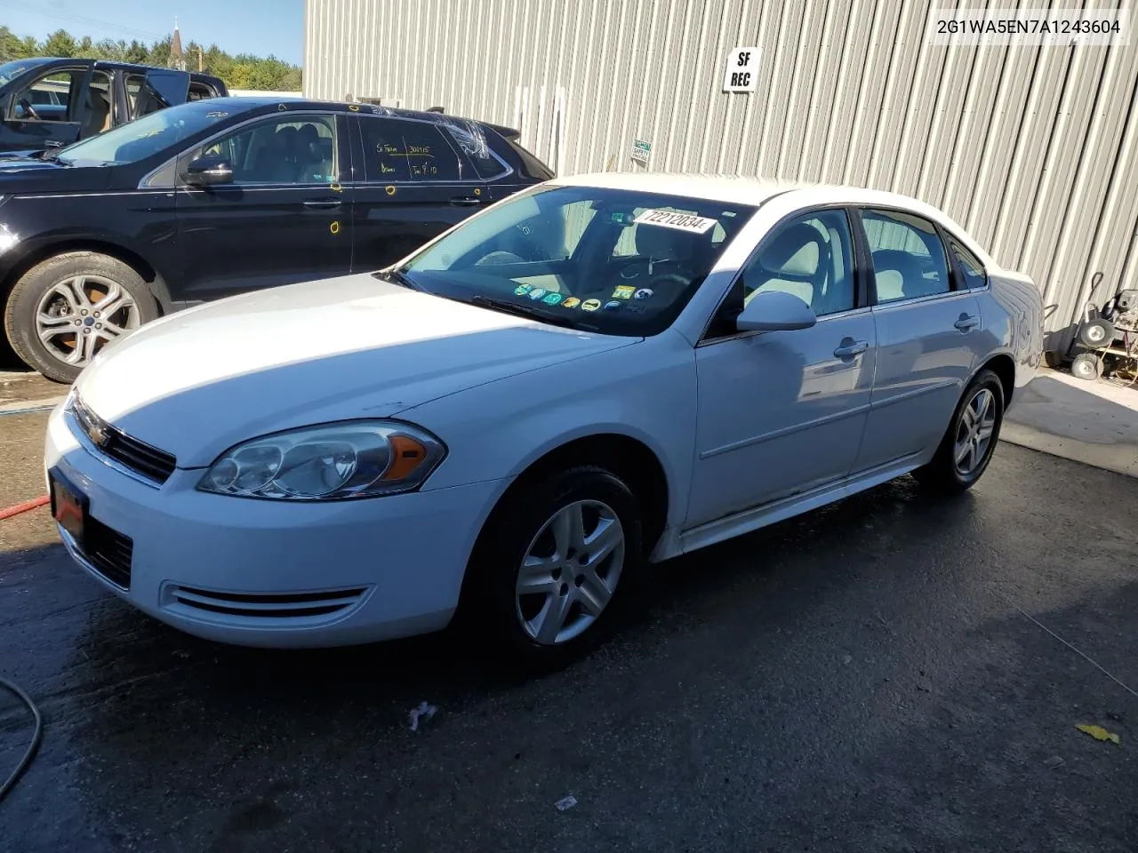 2010 Chevrolet Impala Ls VIN: 2G1WA5EN7A1243604 Lot: 72212034