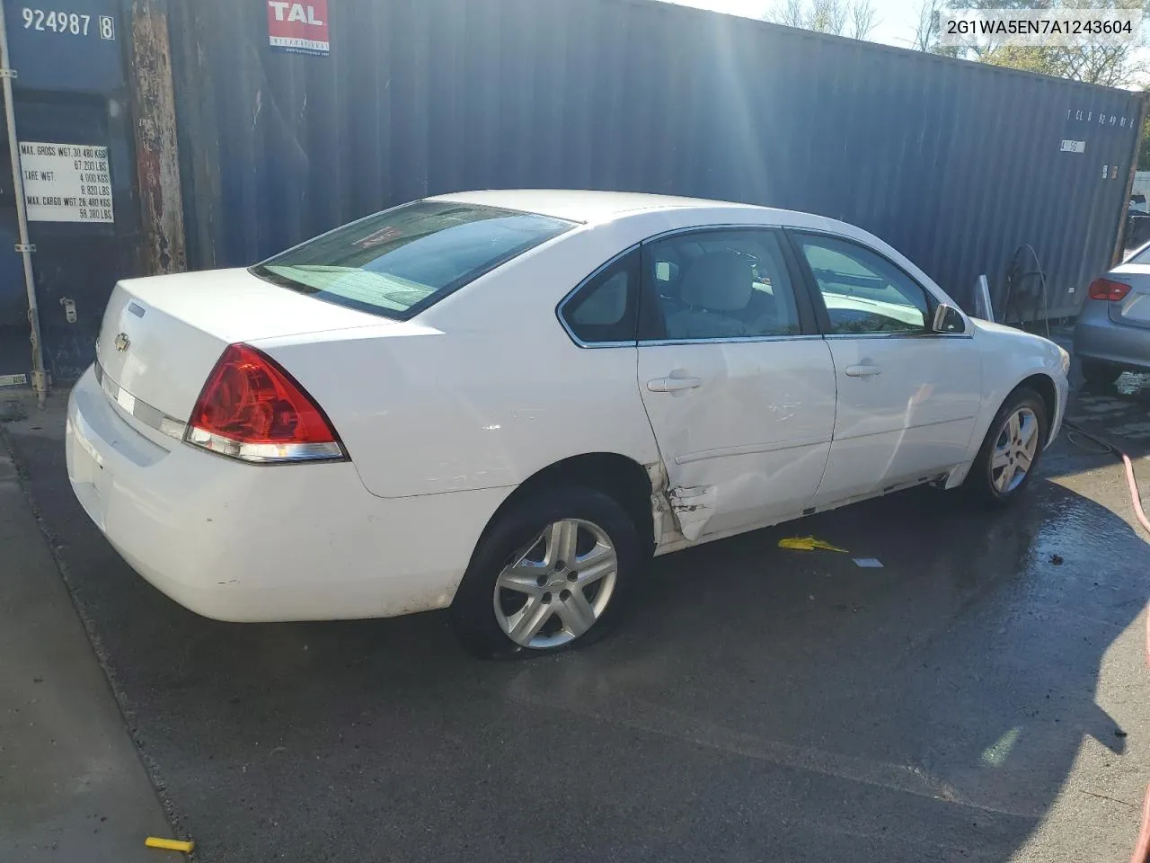 2010 Chevrolet Impala Ls VIN: 2G1WA5EN7A1243604 Lot: 72212034