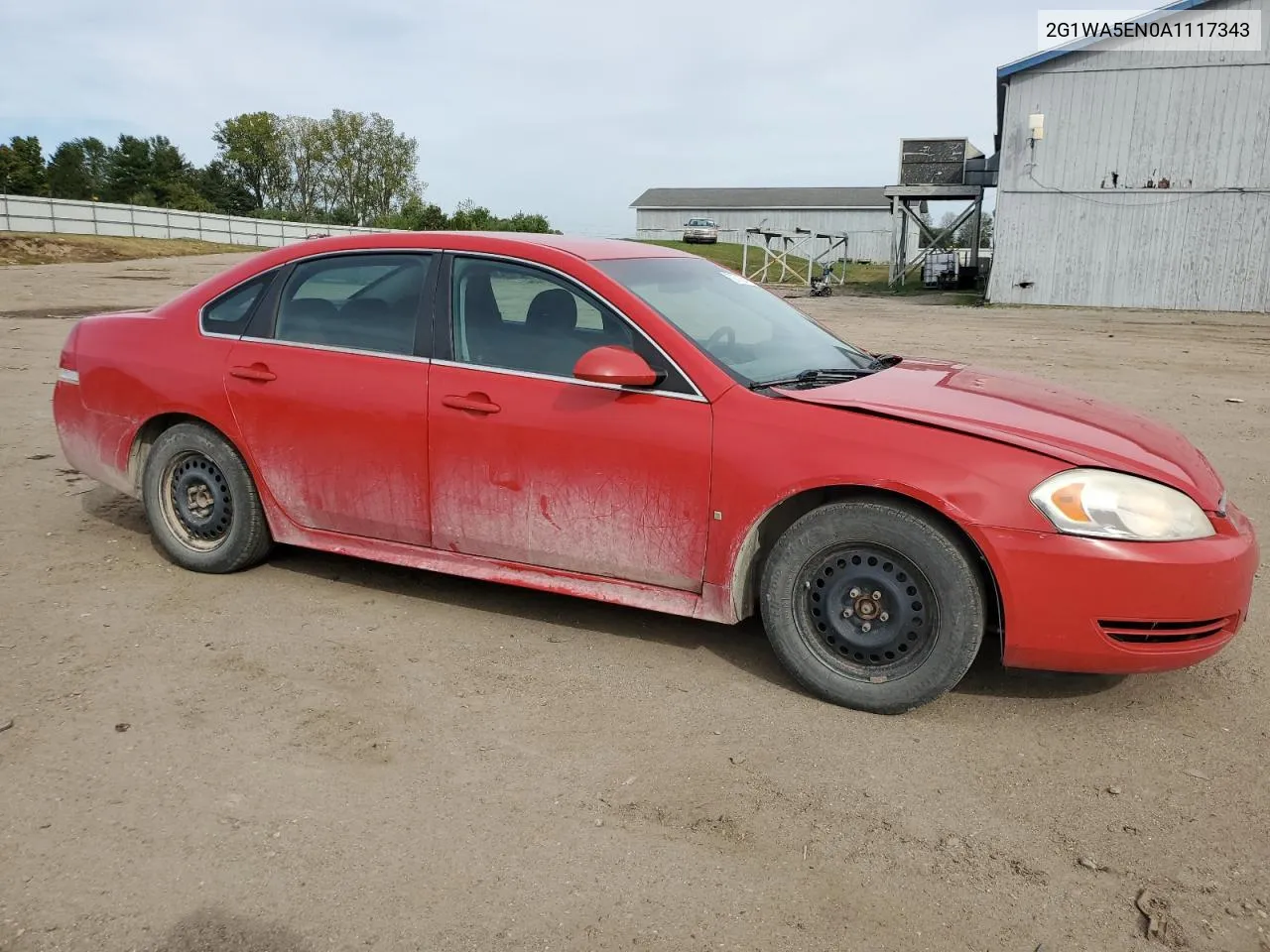 2010 Chevrolet Impala Ls VIN: 2G1WA5EN0A1117343 Lot: 72771674