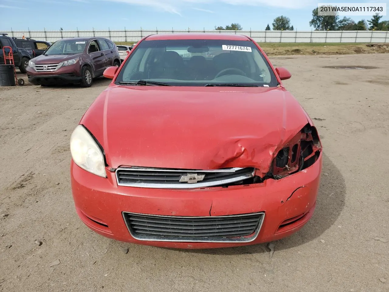 2010 Chevrolet Impala Ls VIN: 2G1WA5EN0A1117343 Lot: 72771674