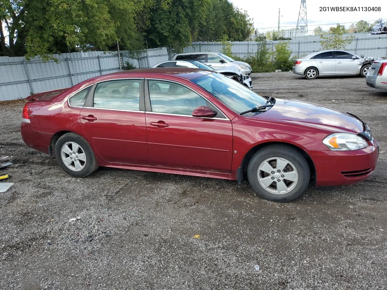 2010 Chevrolet Impala Lt VIN: 2G1WB5EK8A1130408 Lot: 72994954