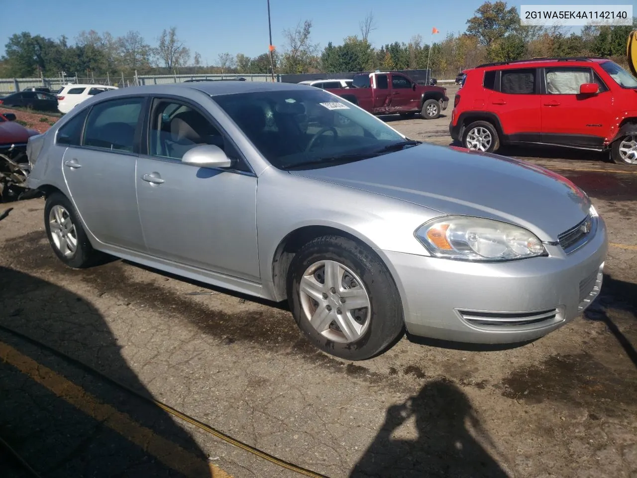 2010 Chevrolet Impala Ls VIN: 2G1WA5EK4A1142140 Lot: 75234314