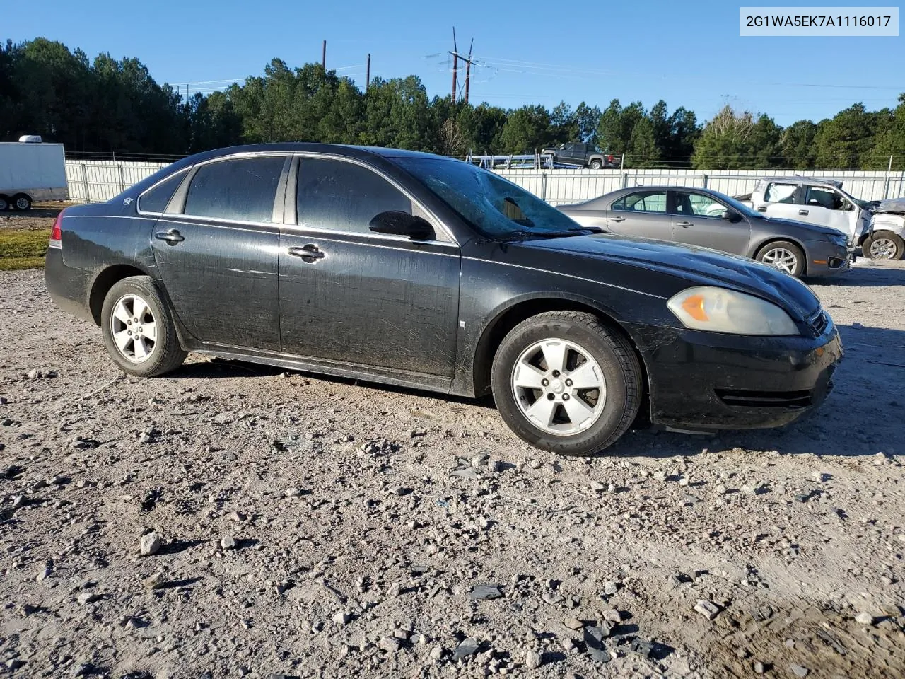 2010 Chevrolet Impala Ls VIN: 2G1WA5EK7A1116017 Lot: 75426154