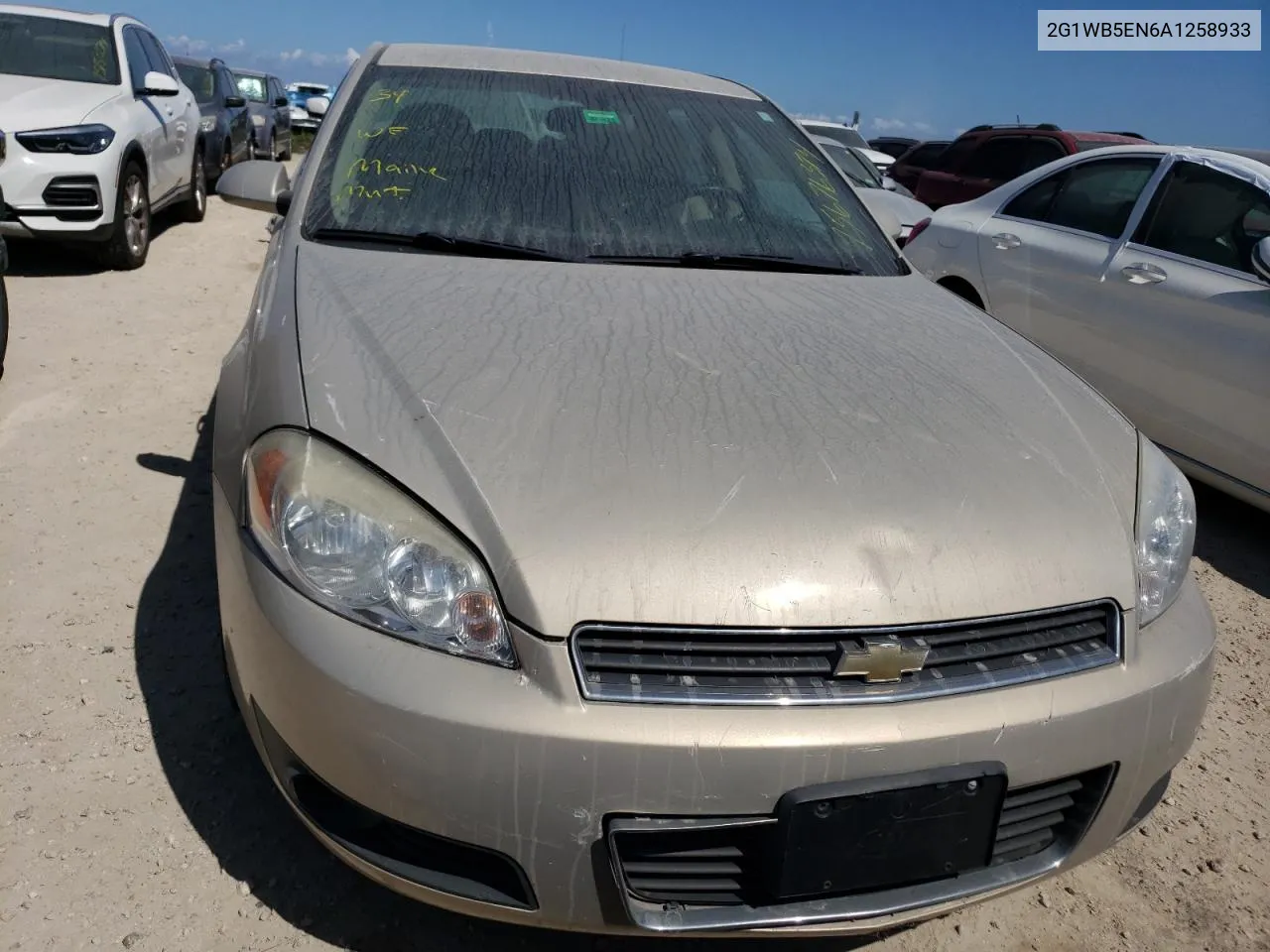 2010 Chevrolet Impala Lt VIN: 2G1WB5EN6A1258933 Lot: 75676374