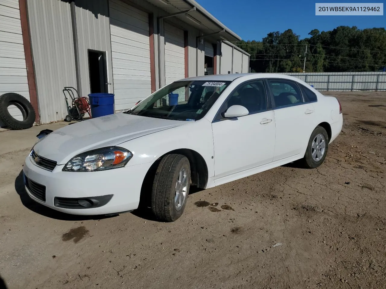 2010 Chevrolet Impala Lt VIN: 2G1WB5EK9A1129462 Lot: 75704804