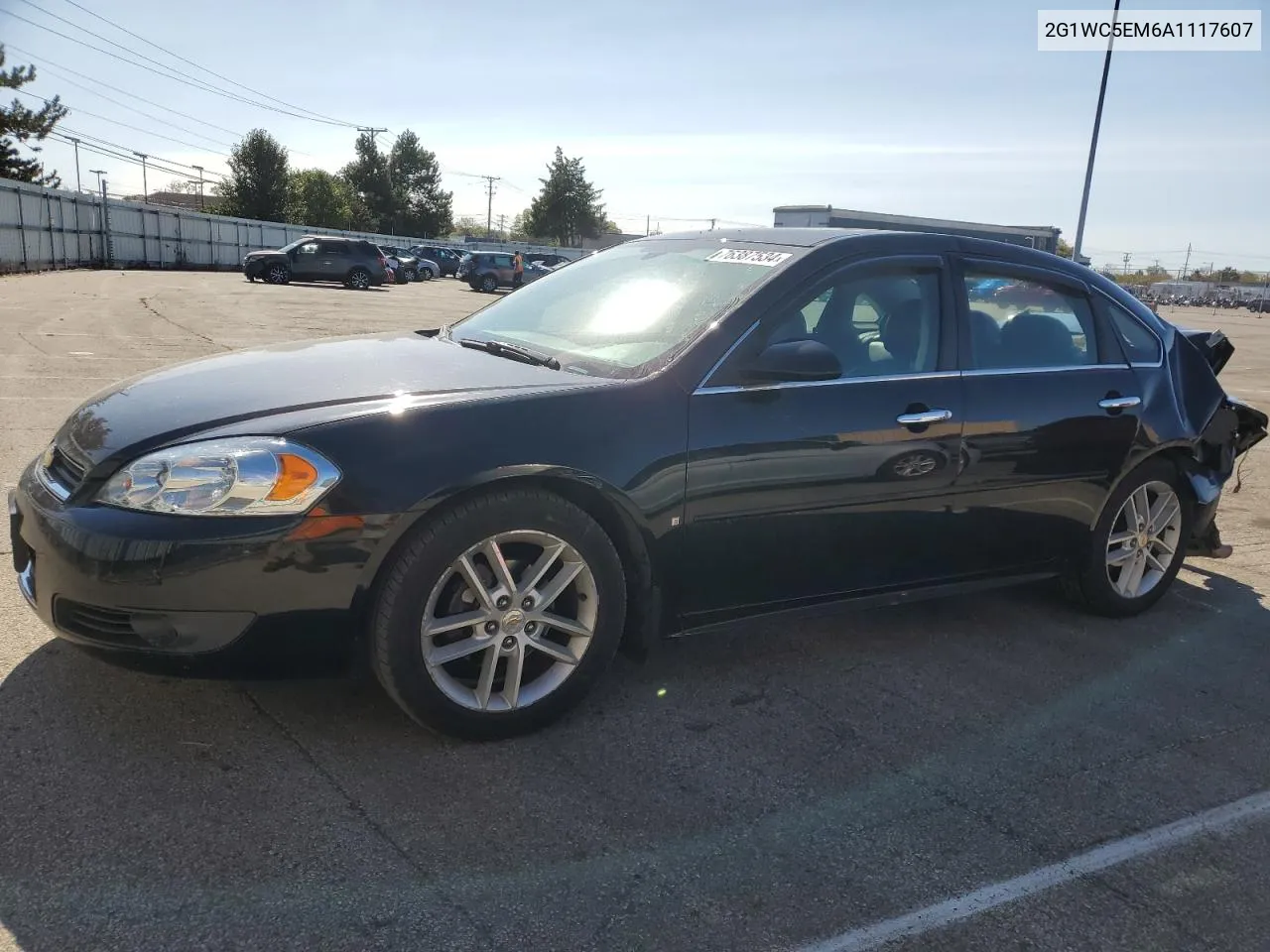 2010 Chevrolet Impala Ltz VIN: 2G1WC5EM6A1117607 Lot: 76387534