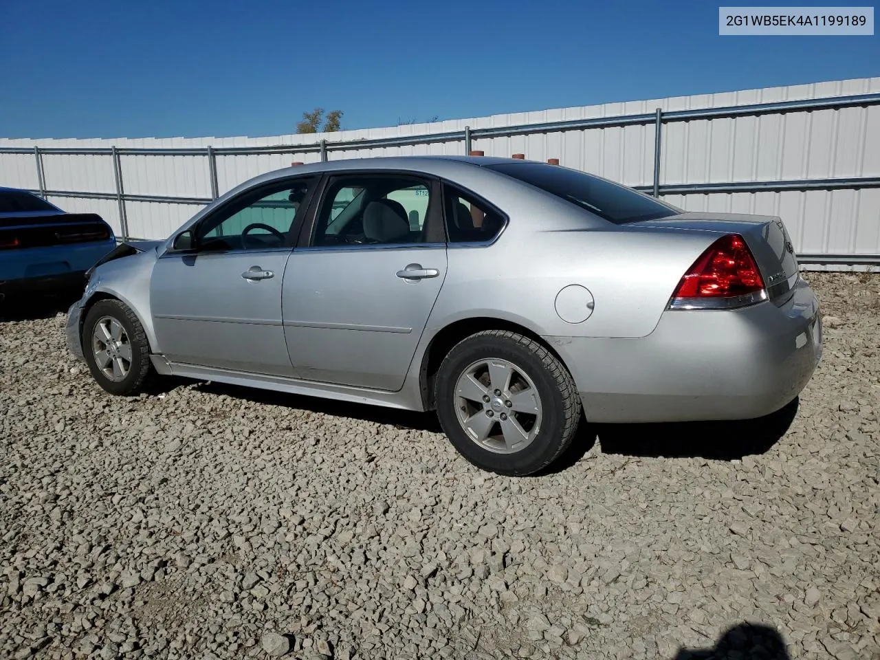 2010 Chevrolet Impala Lt VIN: 2G1WB5EK4A1199189 Lot: 76736374