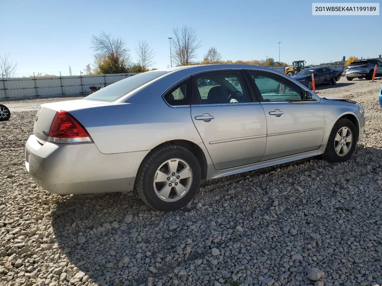 2010 Chevrolet Impala Lt VIN: 2G1WB5EK4A1199189 Lot: 76736374