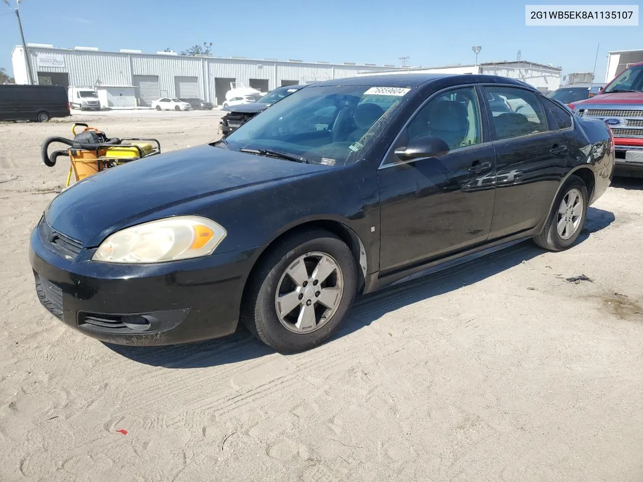 2010 Chevrolet Impala Lt VIN: 2G1WB5EK8A1135107 Lot: 76859604