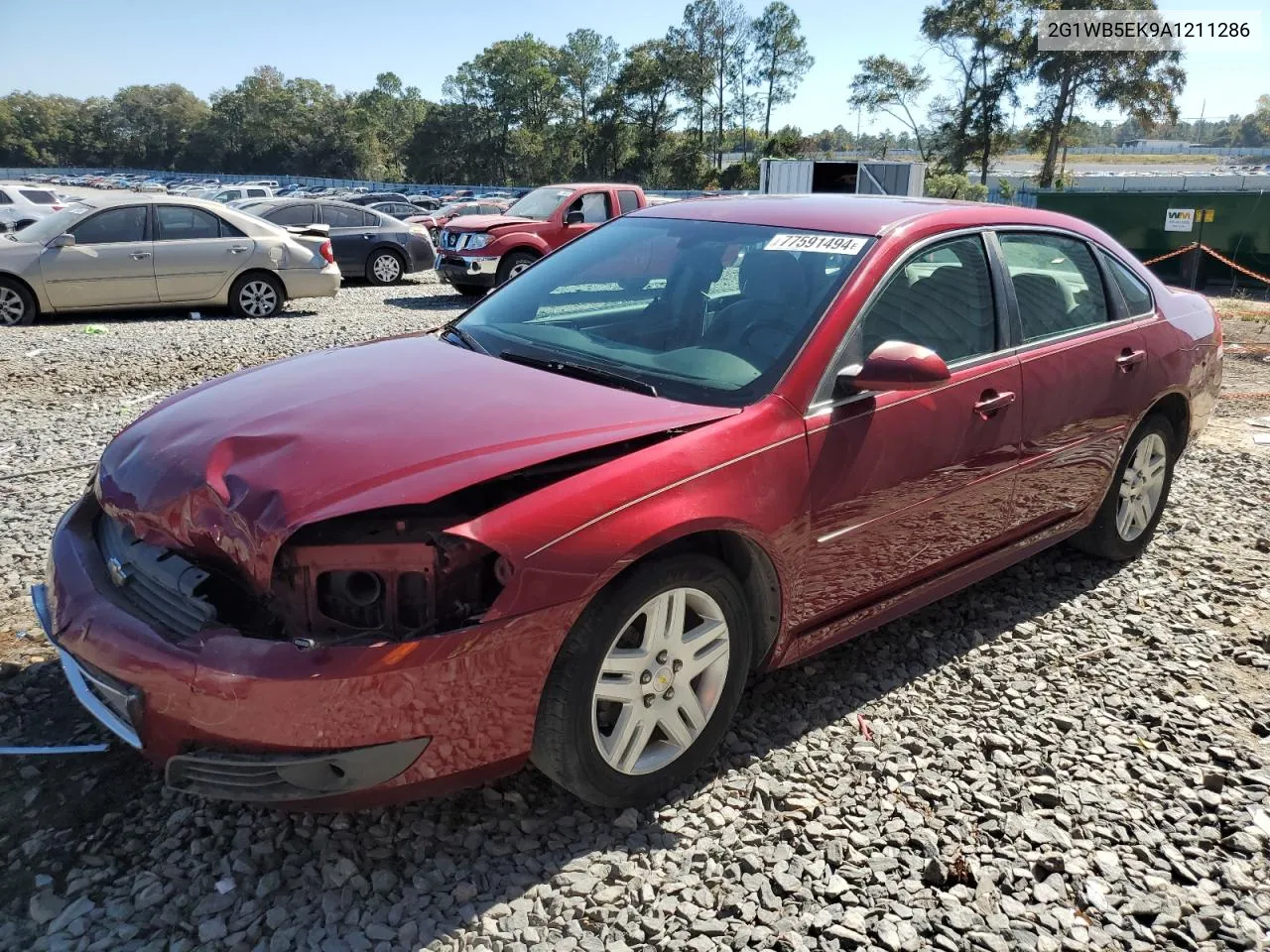 2010 Chevrolet Impala Lt VIN: 2G1WB5EK9A1211286 Lot: 77591494