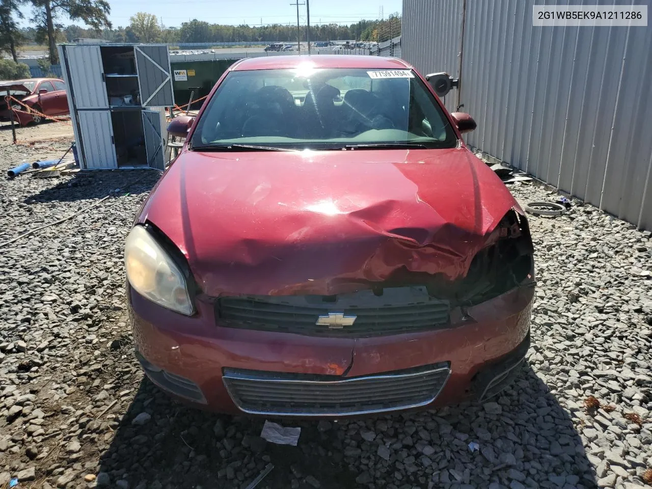 2010 Chevrolet Impala Lt VIN: 2G1WB5EK9A1211286 Lot: 77591494