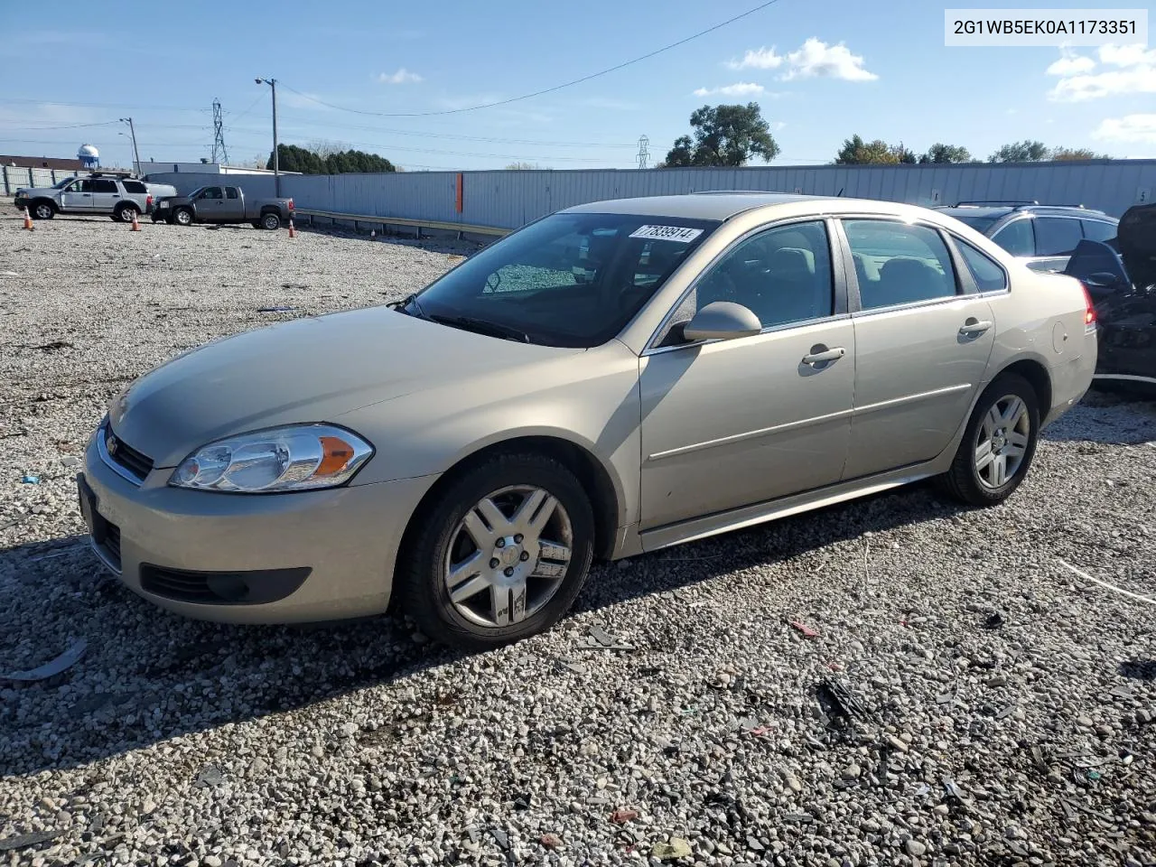 2010 Chevrolet Impala Lt VIN: 2G1WB5EK0A1173351 Lot: 77839914