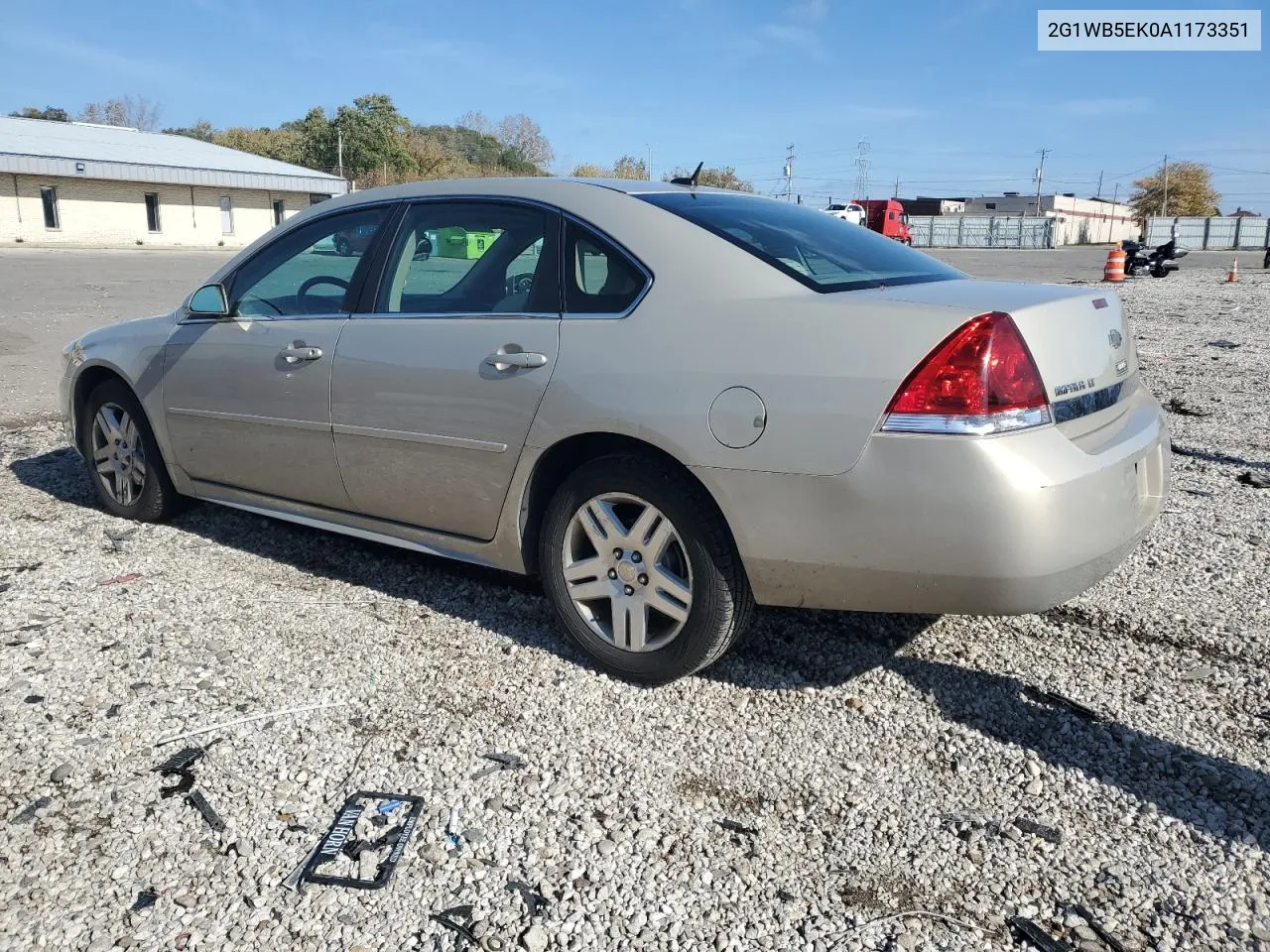 2010 Chevrolet Impala Lt VIN: 2G1WB5EK0A1173351 Lot: 77839914