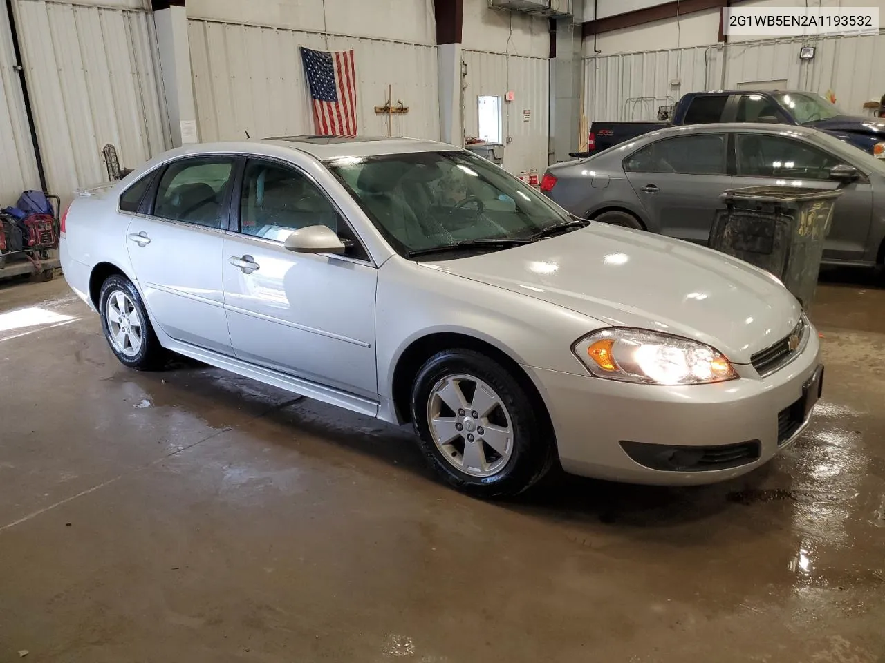 2010 Chevrolet Impala Lt VIN: 2G1WB5EN2A1193532 Lot: 78018404