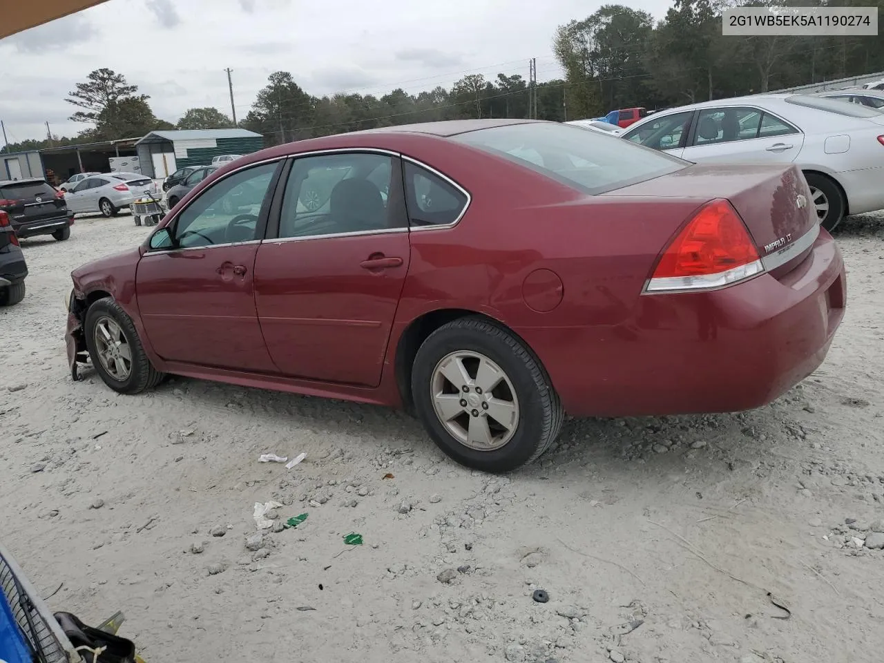 2010 Chevrolet Impala Lt VIN: 2G1WB5EK5A1190274 Lot: 78935434