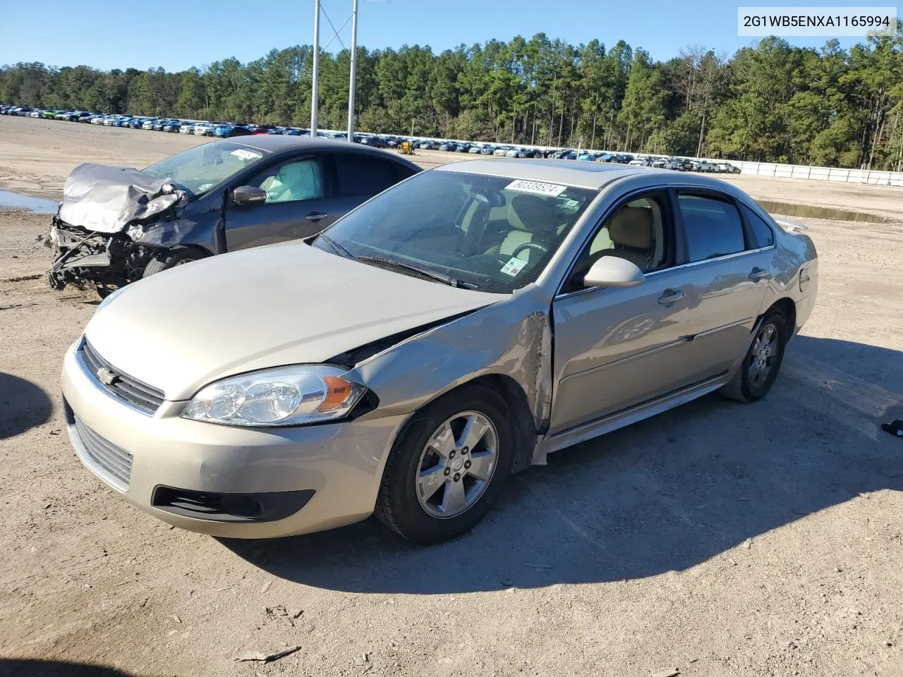 2G1WB5ENXA1165994 2010 Chevrolet Impala Lt