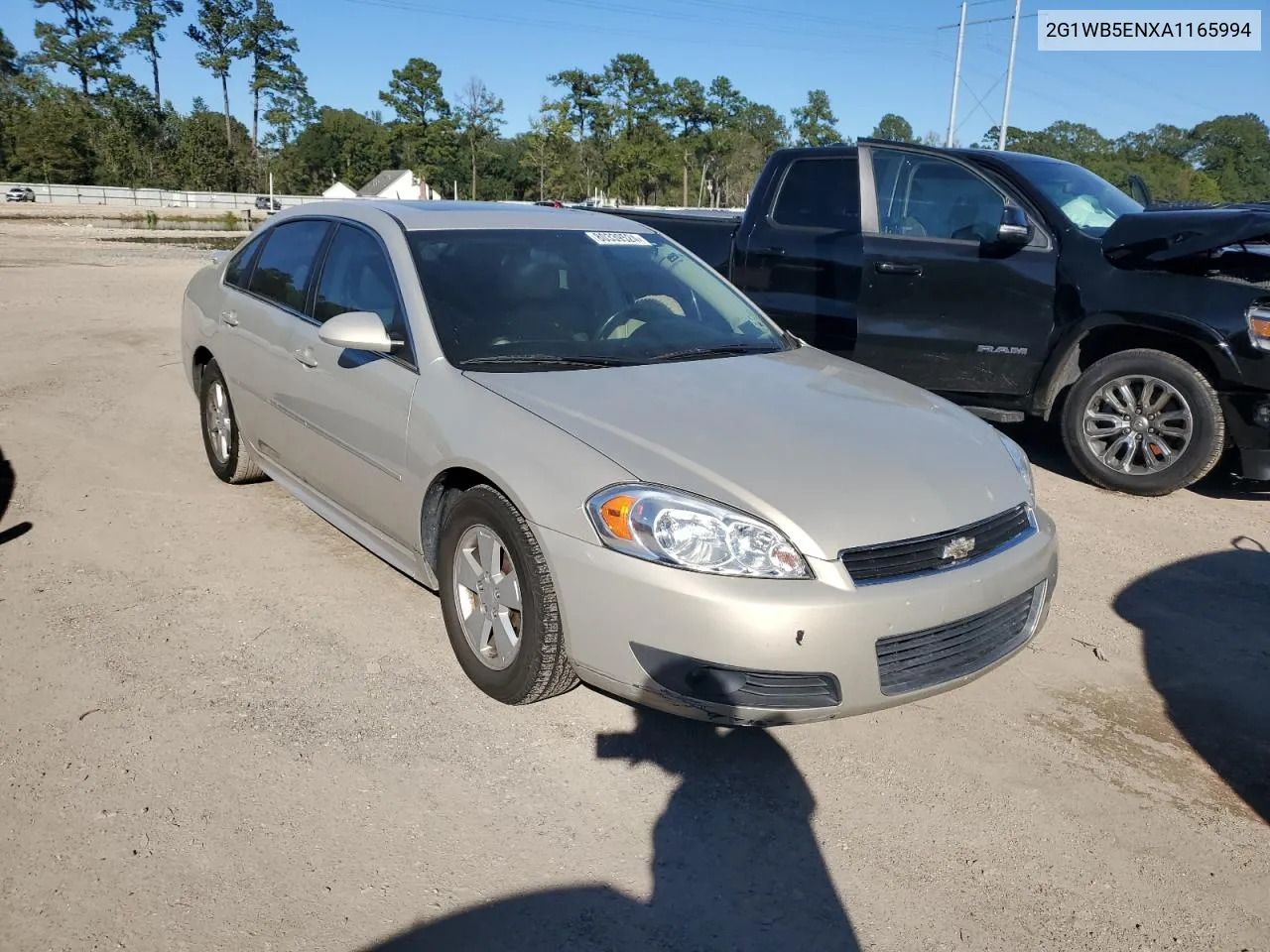 2G1WB5ENXA1165994 2010 Chevrolet Impala Lt