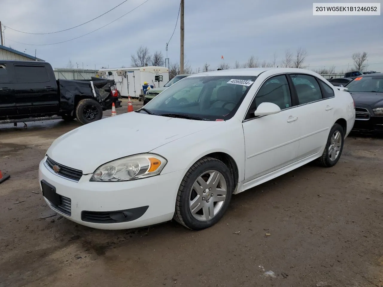 2011 Chevrolet Impala Lt VIN: 2G1WG5EK1B1246052 Lot: 40568034