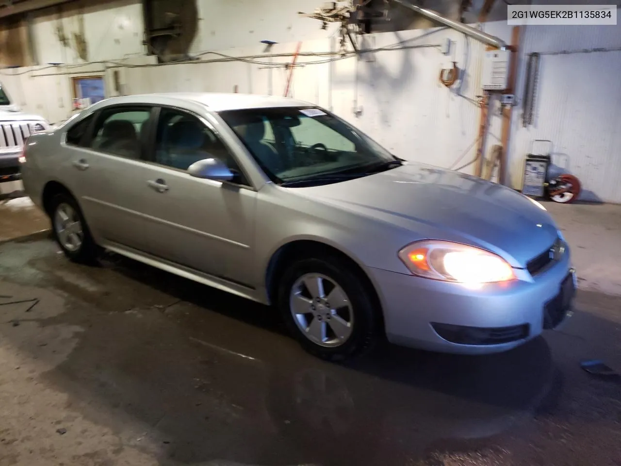 2G1WG5EK2B1135834 2011 Chevrolet Impala Lt