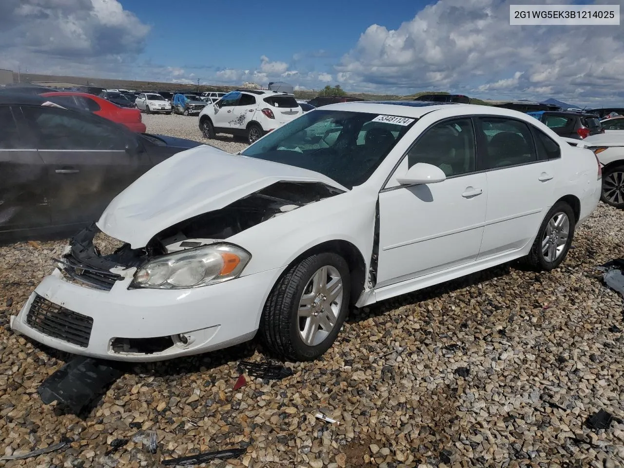 2G1WG5EK3B1214025 2011 Chevrolet Impala Lt