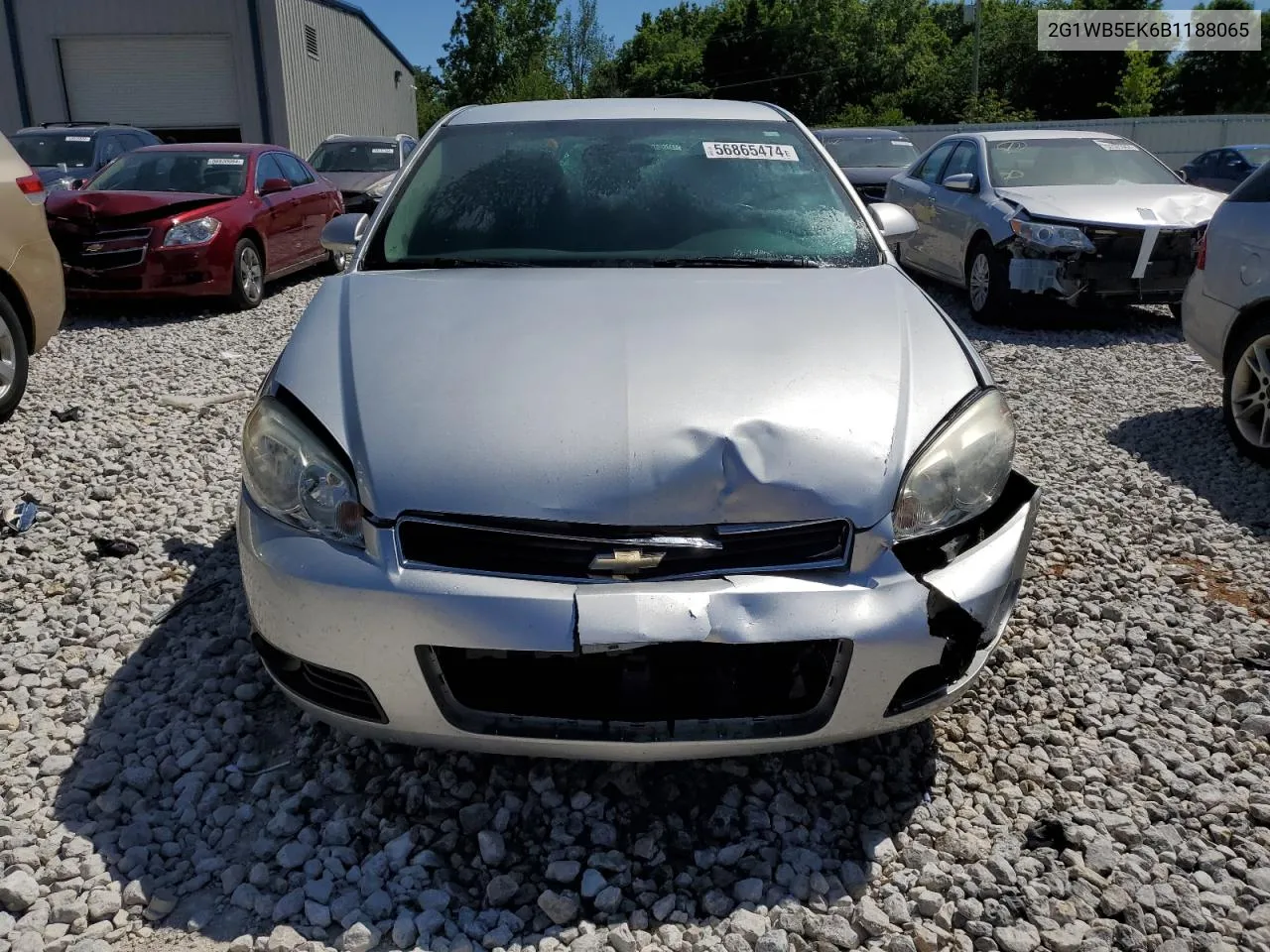 2G1WB5EK6B1188065 2011 Chevrolet Impala Lt