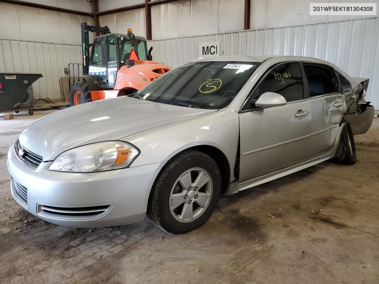 2011 Chevrolet Impala Ls VIN: 2G1WF5EK1B1304308 Lot: 57343374