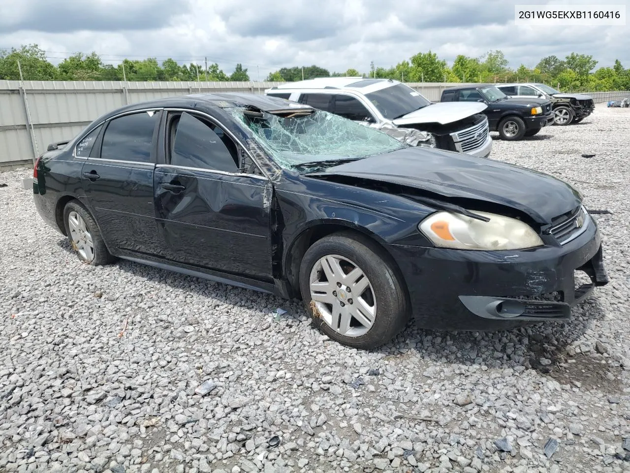 2011 Chevrolet Impala Lt VIN: 2G1WG5EKXB1160416 Lot: 57461314