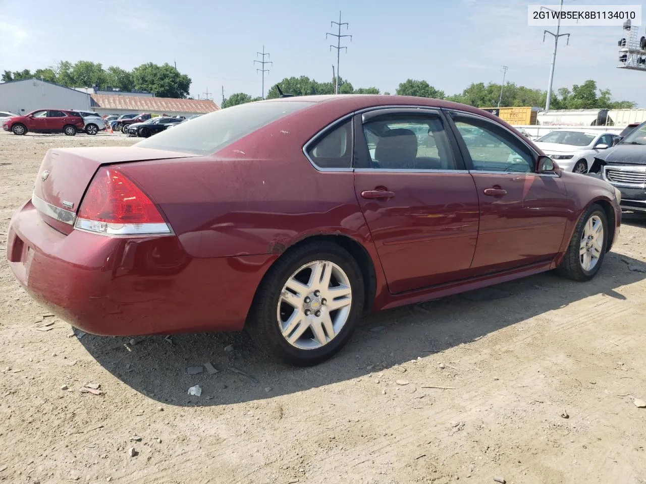 2011 Chevrolet Impala Lt VIN: 2G1WB5EK8B1134010 Lot: 59733574