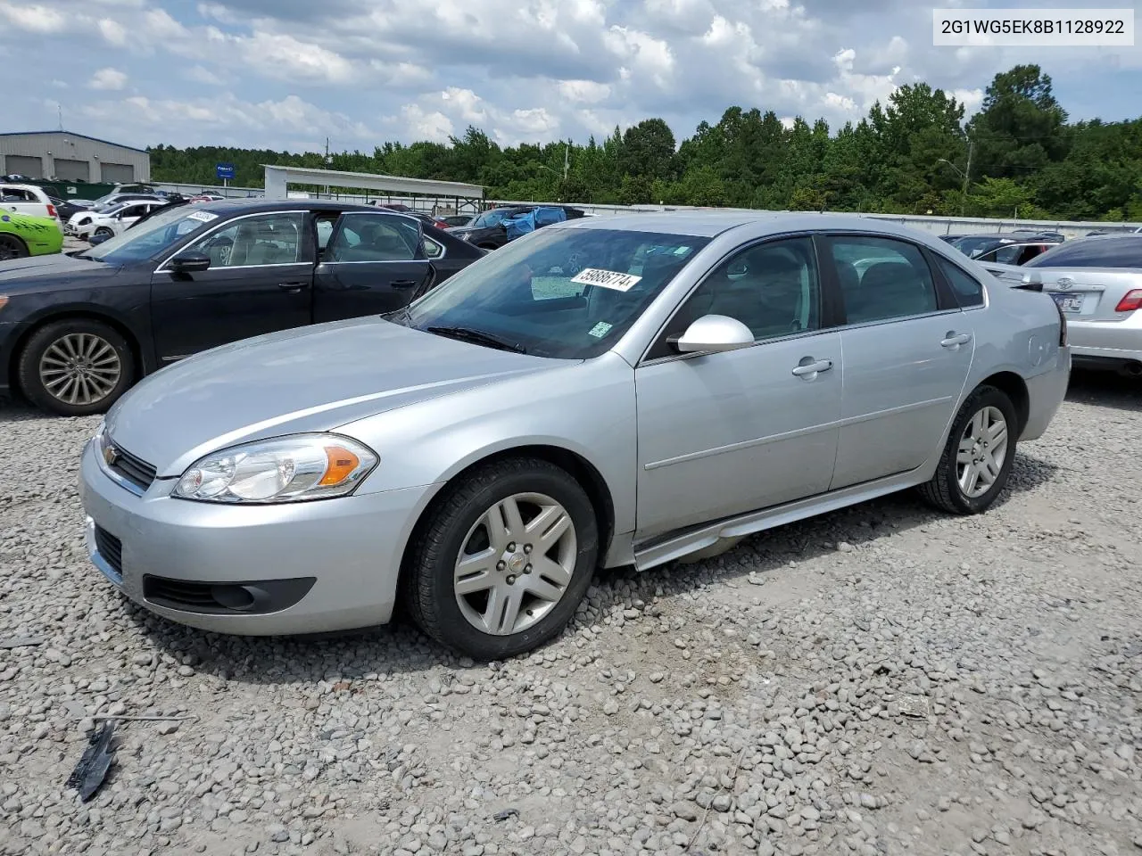 2011 Chevrolet Impala Lt VIN: 2G1WG5EK8B1128922 Lot: 59886774