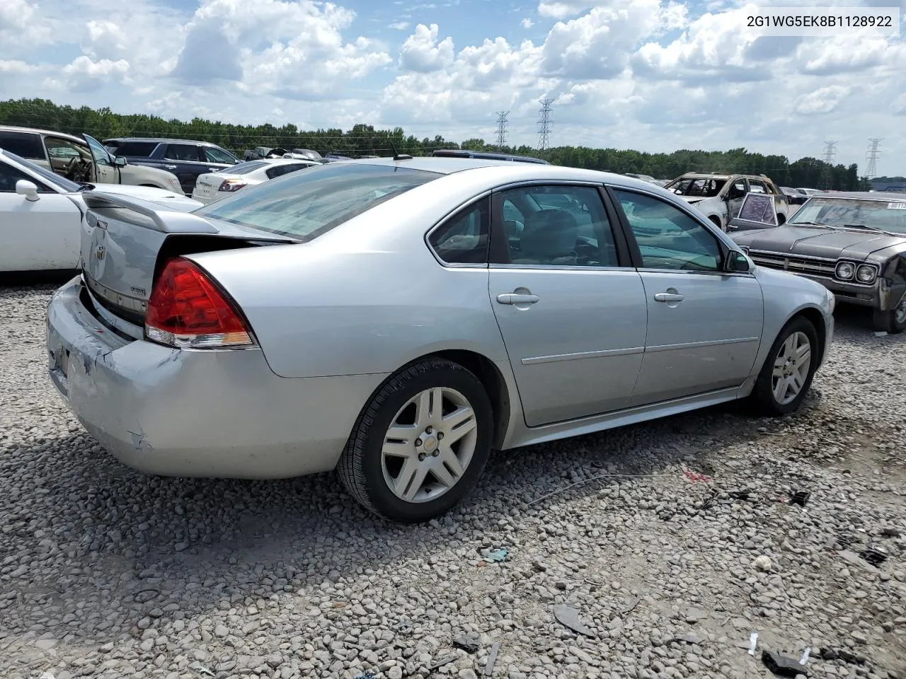 2011 Chevrolet Impala Lt VIN: 2G1WG5EK8B1128922 Lot: 59886774