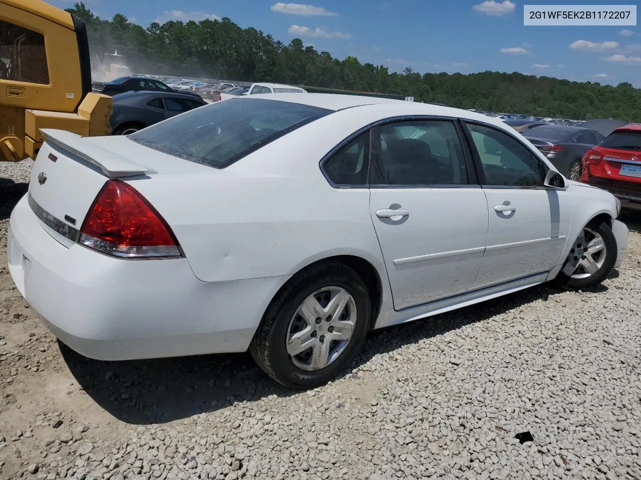 2011 Chevrolet Impala Ls VIN: 2G1WF5EK2B1172207 Lot: 60168624