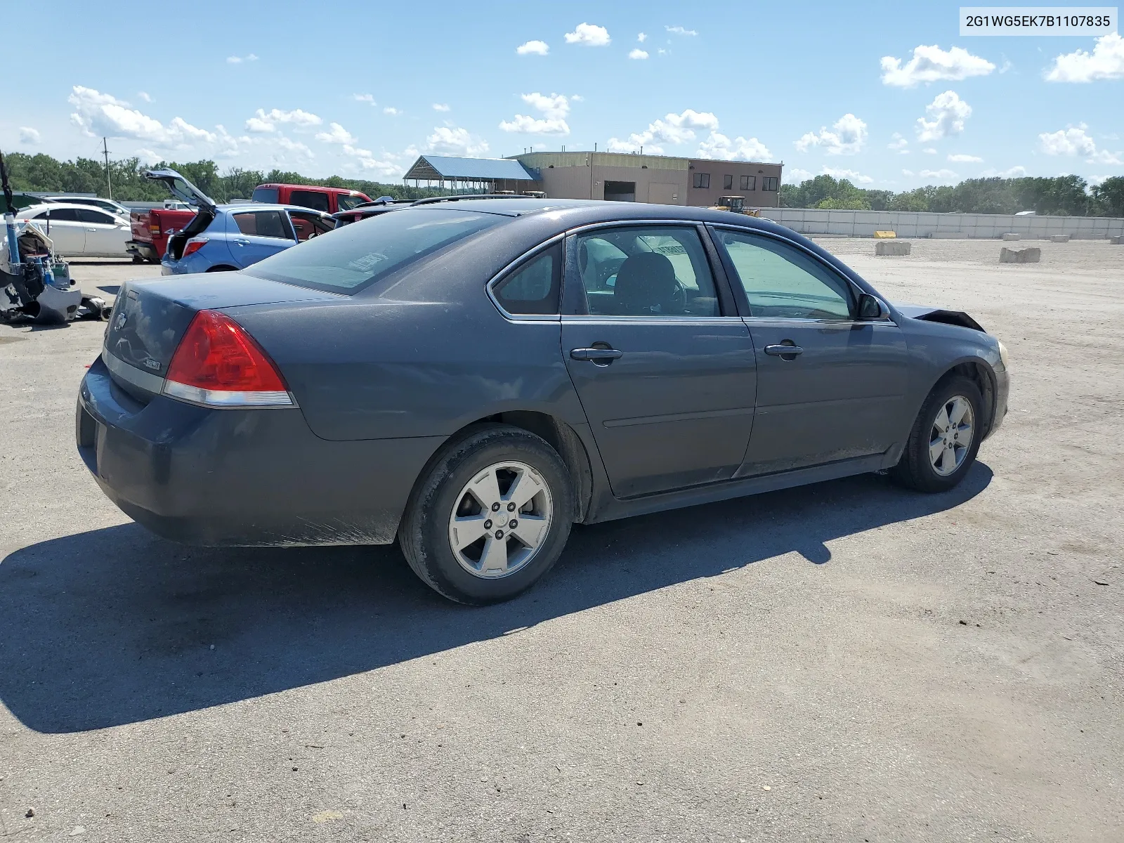 2011 Chevrolet Impala Lt VIN: 2G1WG5EK7B1107835 Lot: 62216874