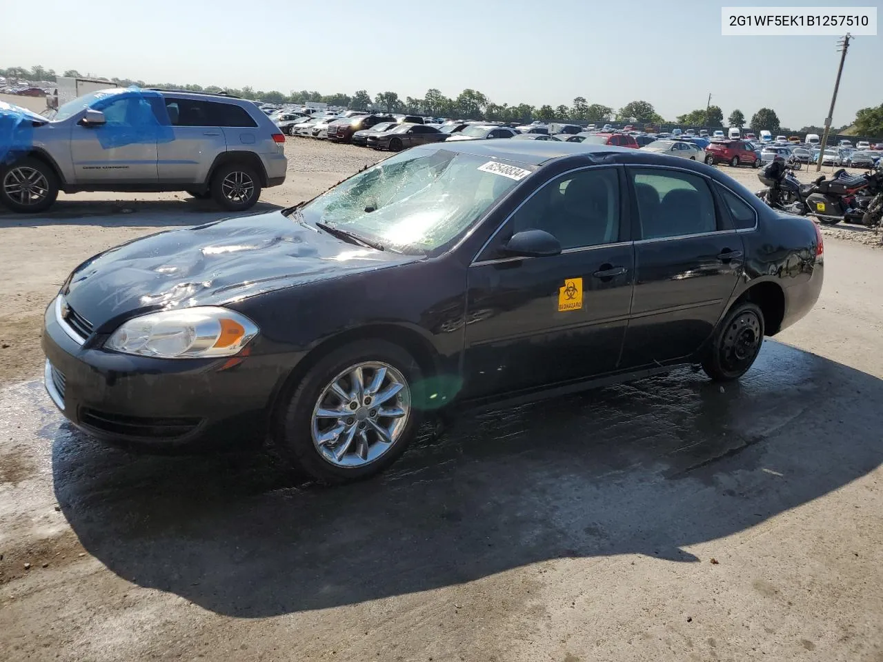 2011 Chevrolet Impala Ls VIN: 2G1WF5EK1B1257510 Lot: 62548834