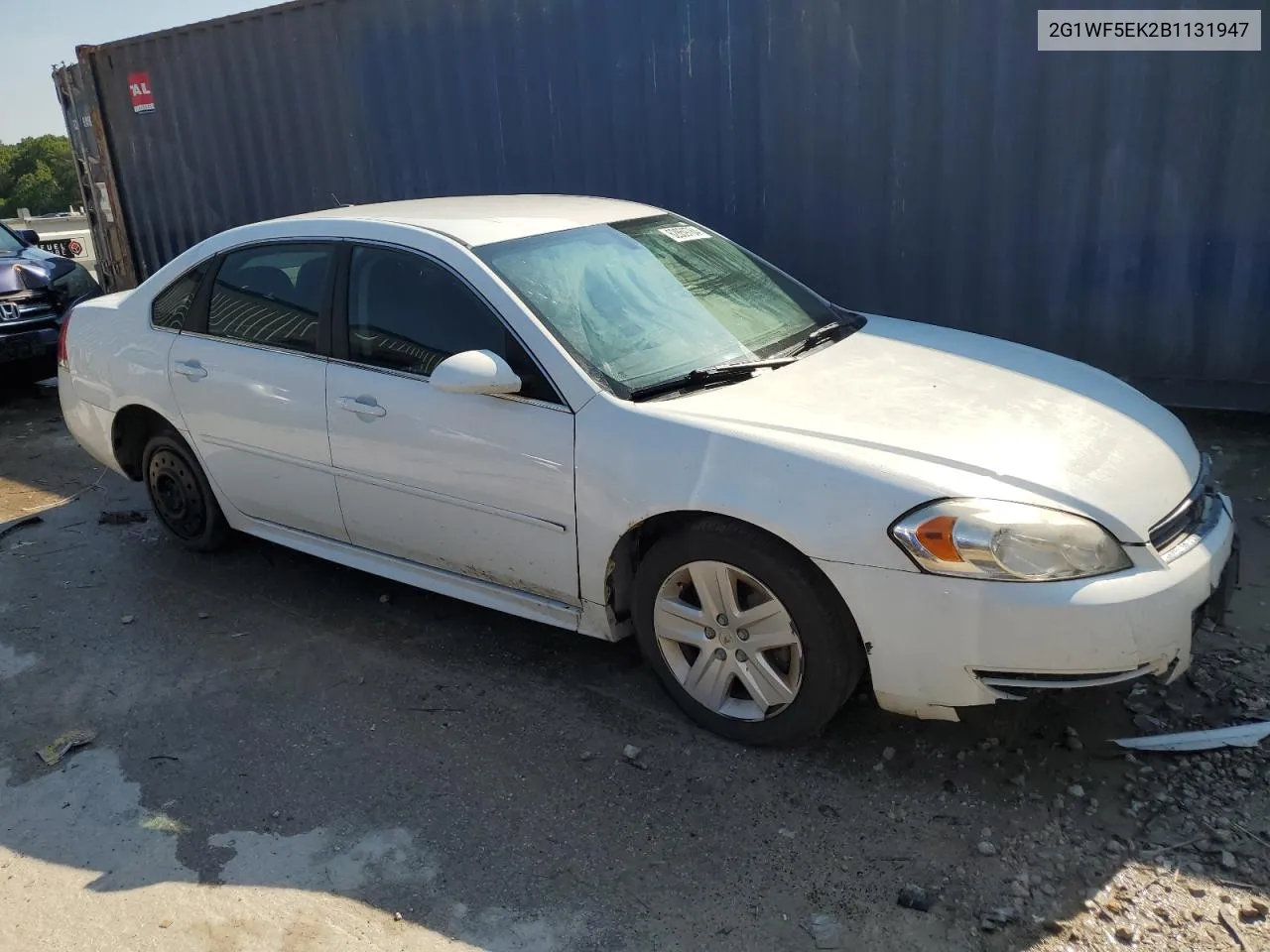 2011 Chevrolet Impala Ls VIN: 2G1WF5EK2B1131947 Lot: 62859784