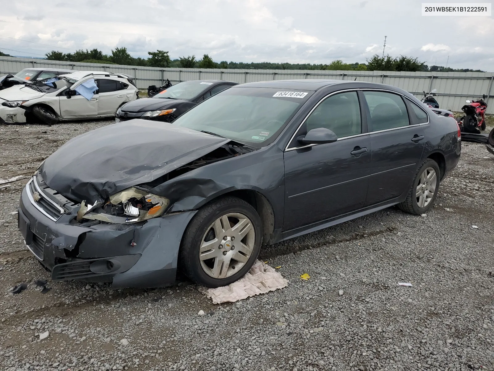 2011 Chevrolet Impala Lt VIN: 2G1WB5EK1B1222591 Lot: 63416164