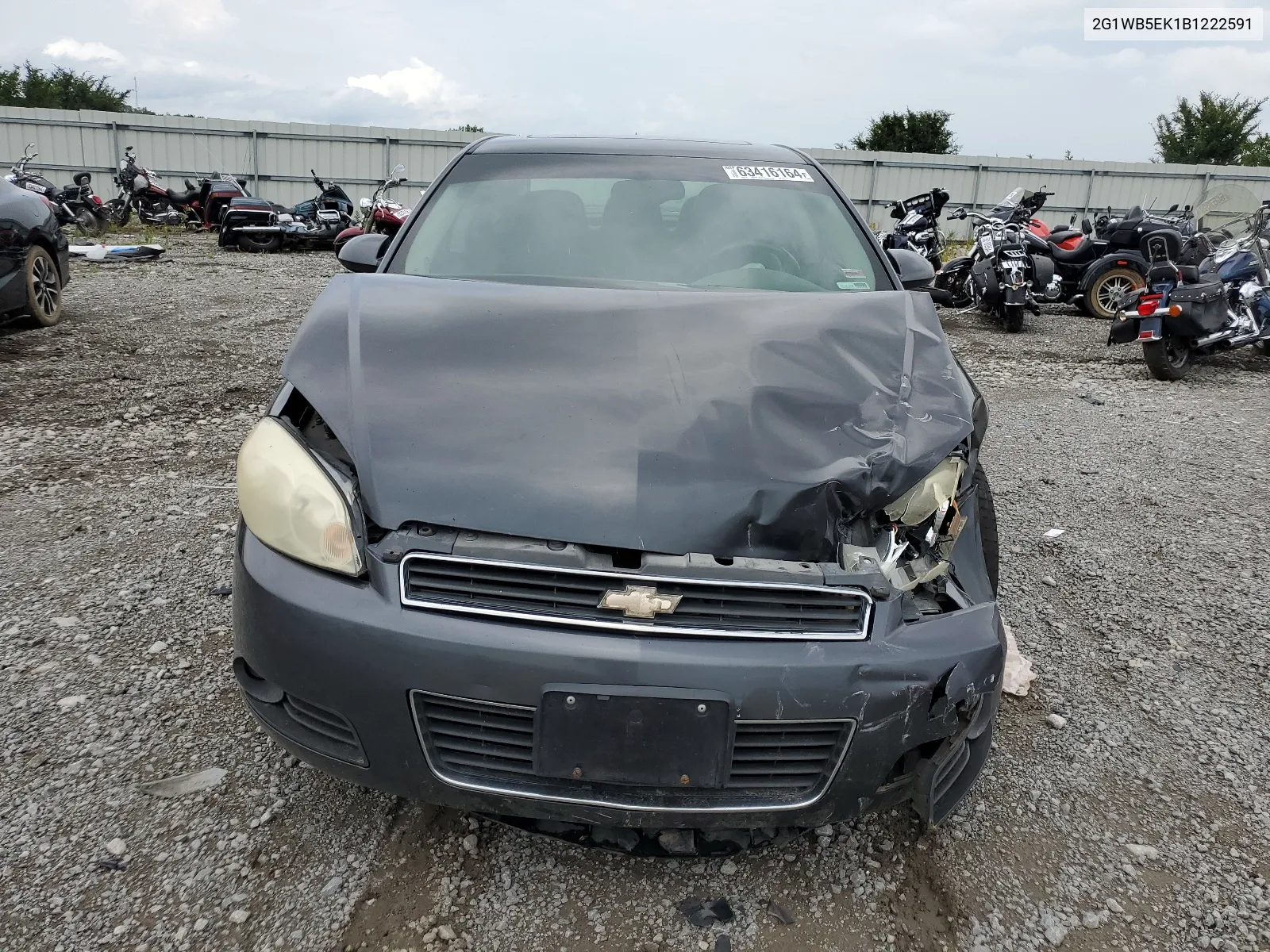 2011 Chevrolet Impala Lt VIN: 2G1WB5EK1B1222591 Lot: 63416164